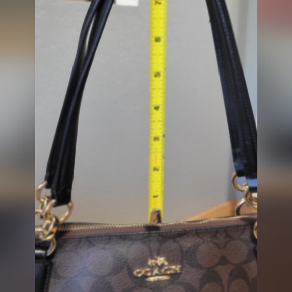 Coach Dark Brown Signature Tote - Picture 3 of 7